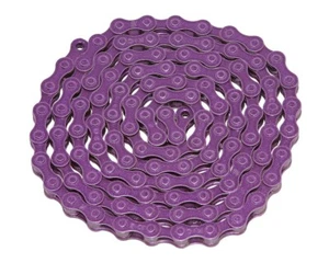 KMC BRAND Single Speed Bicycle Chain 1/2" x 1/8" x 112L Cruiser BMX FIXIE MTB  - Picture 1 of 15