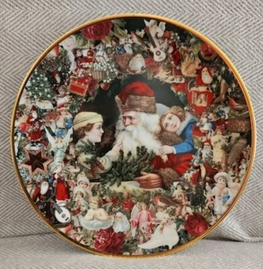 1992 Hamilton Collection "A Visit From St. Nicholas" Teller von John Grossman  - Bild 1 von 4