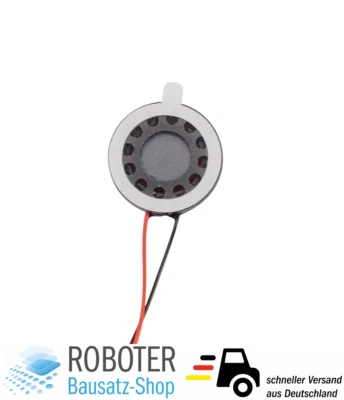 MAKERMIND Mini Lautsprecher 18mm 8 Ohm 0,5W DIY Elektronik Arduino Raspberry Pi MP3 Radio