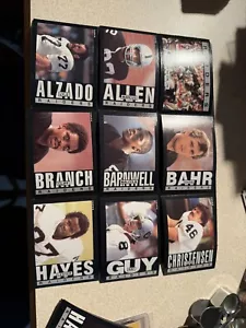 Juego de equipo Topps Football Los Angeles Raiders 1985 (19) Allen Long Plunkett Haynes - Imagen 1 de 6