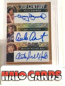 1/1 ORO Ringwald Estevez Hall Nelson Breakfast Club Brat Pack SIX WAY AUTO Leaf - Foto 1 di 2