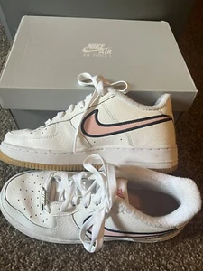 Nike Air Force One 1 shoes/Sneakers Sz 6Y /Womens Sz7 only worn twice - Picture 1 of 8