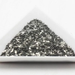 45g Chips di Vetro Schiacciato Forma Irregolare Argento Chip Nail Art Artigianato Accessori - Foto 1 di 12