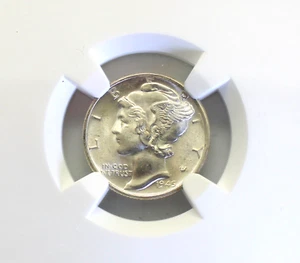 1945-D Mercury Dime CERTIFIED NGC MS 66 Silver 10C, Denver - Picture 1 of 4