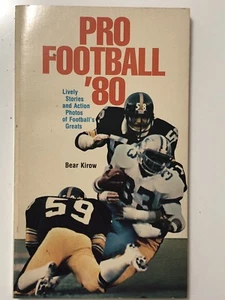 Pro Football '80 by Bear Kirow (1980, Paperback) Weekly Reader Books - Picture 1 of 2