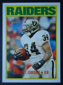 NFL 220 LaMont Jordan Oakland Raiders Topps Heritage 2005 - Picture 1 of 1