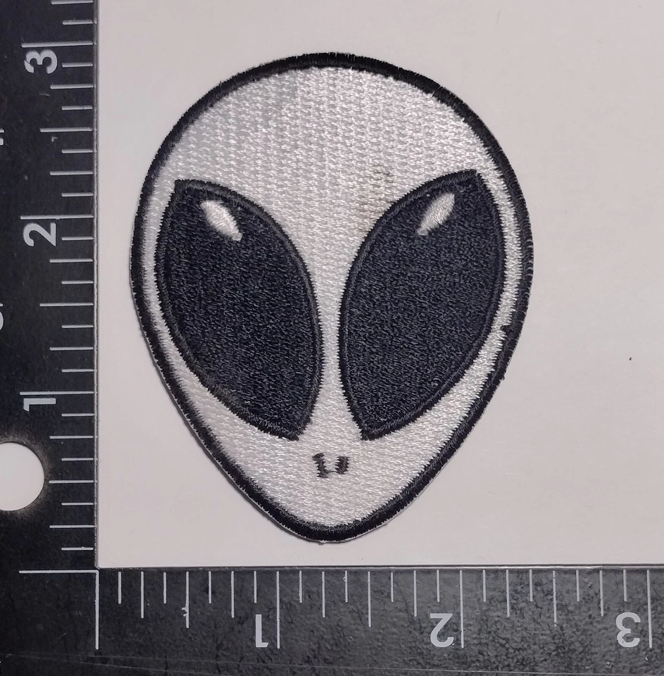 Alien UFO Saucer Roswell Area 51 Retro Quality patch Hook/loop Tactical - Image 1 of 1