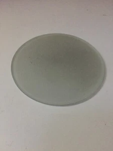 Stereozoom Microscope Glass Frosted Round 87mm Stage Plate Insert 2.5mm Thick - Picture 1 of 2