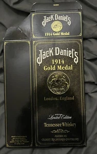 Jack Daniels Discontinued 1914 Gold Medal Flat Gift Box - Picture 1 of 3