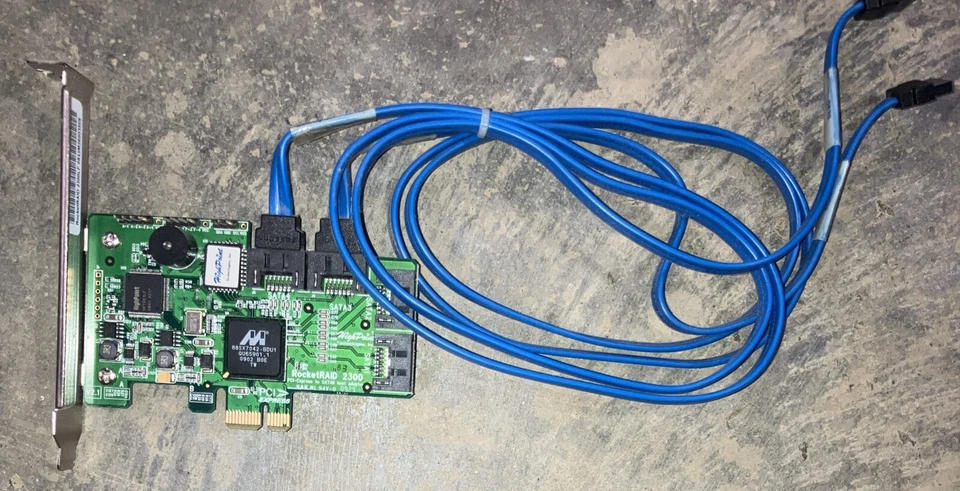 HighPoint RocketRAID 2300 PCI Express SATA II Controller Card With Sata Cables - Image 1 of 1
