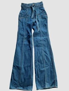 N’est Ce Pas STAR  Jeans 70s Bellbottom Pants Hippie Hippie - Picture 1 of 9