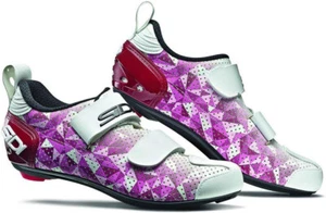 Sidi SALE $219.95 (RRP$310) T-5 Air Carbon Comp W Tri Shoes Rose/Red/White 38 - Picture 1 of 1