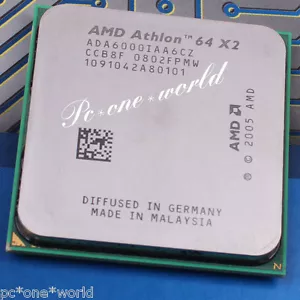 AMD Athlon 64 X2 6000+ ADX6000IAA6CZ 3 GHz AM2/AM2+ Dual-Core Processor CPU - Picture 1 of 1