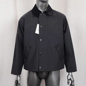 BARBOUR TRANSPORT UNISEX REVERSIBLE BLOUSON BLACK - Picture 1 of 21