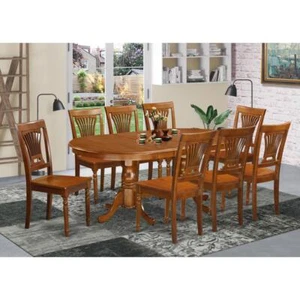 9 PC Dining room set for 8-Dining Table and 8 Dining Chairs - Picture 1 of 4