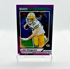Luke Musgrave /352 - 2024 Donruss Season Stat Line #251 - Short Print - Packers - Picture 1 of 2