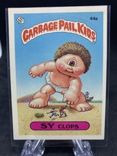 GLOSSY TESSIE 44a Sy Clops OS2 rare GPK Series 2 Garbage Pail Kids 1985 USA
