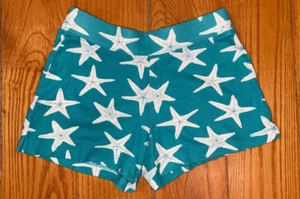 GYMBOREE: Girl's Blue Shorts w/ White Stars, Size 6 - Picture 1 of 6