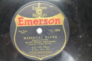 Six Brown Brothers - Emerson 1056 - Missouri Blues - Saxophon Sextett - Bild 1 von 2