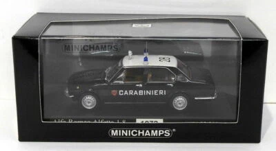 Minichamps 1/43 Scale 400 120290 - 1972 Alfa Romeo Aletta 1.8 - Carabinieri - Image 1 of 4