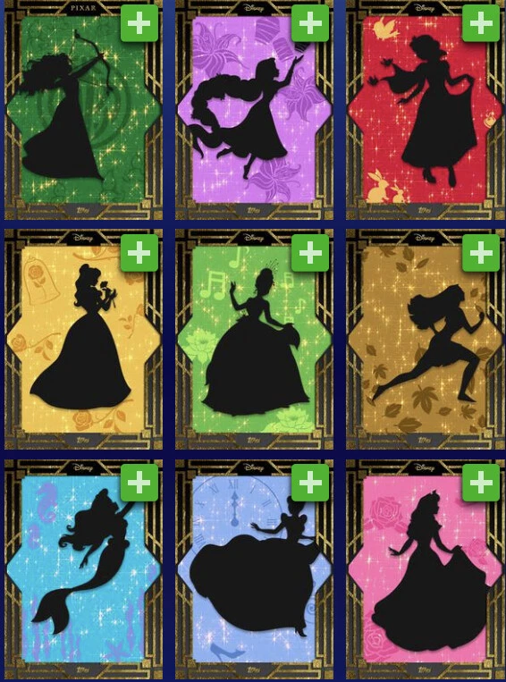 [DIGITAL] Topps Disney - Silhouette Princess 24 S1 - Gold Motion - Pick - Image 1 of 1