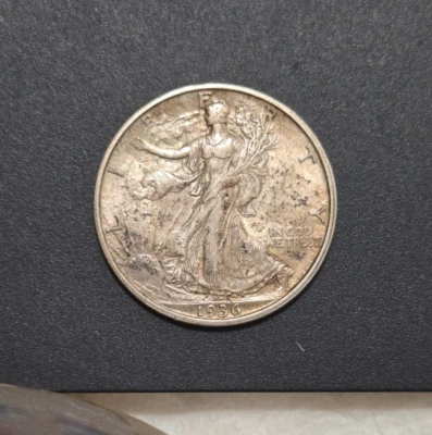 1936-S Walking Liberty Half Dollar AU/UNC J81 - Image 1 of 2
