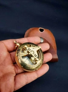 brass compass | nautical compass|antique compass|Vintage Pocket compass - Picture 1 of 7