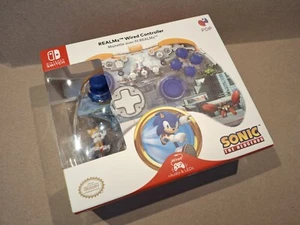 NEW! PDP REALMz Nintendo Switch Wired Pro Controller Sonic The Hedgehog - Tails - Picture 1 of 7