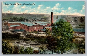 Erie County PA Pennsylvania~Union City Chair Factory~UNPTD Advertising Postcard - Picture 1 of 2