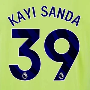 2024 2025 OFFICIAL SOUTHAMPTON KAYI SANDA 39 BLUE AWAY PLAYER SIZE NAME SET - Bild 1 von 1