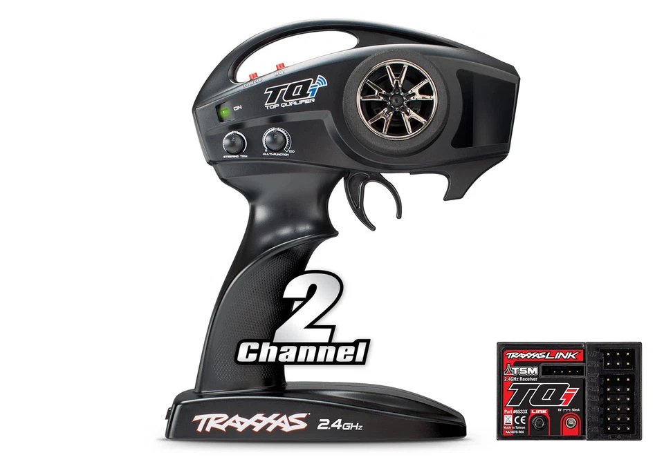 Traxxas 6509A - TQi 2-Ch 2.4 GHz Transmitter with TSM Receiver