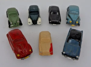 Wiking Schrottplatz: 7 Stück verschiedene PKW Modelle unverglast (130959) - Bild 1 von 21