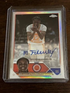 2023 Topps Chrome McDonalds AA Basketball Milaysia Fulwiley Autograph Card - Bild 1 von 6