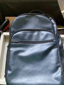 Kenneth Cole Reaction Manhattan Backpack Blue16"Laptop 16.25x12.5x4.5" - Picture 1 of 8