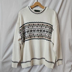 Vintage Northern Reflection Parkhurst Strickpullover Damen M Cottagecore Fair Isle - Bild 1 von 9