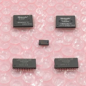 Nintendo SNES authentic audio circuit replacement chips set S-SMP S-DSP ARAM DAC - Picture 1 of 6