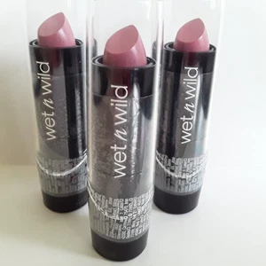 Wet N Wild Lipstick- A Short Affair  501- Lot of 3- Creamy Smooth Satin Finish - Picture 1 of 5