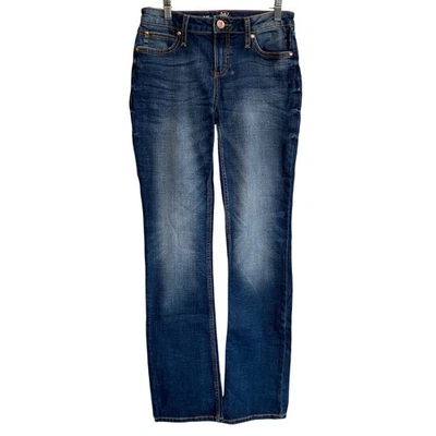 Wrangler Boot Cut Jeans Womens Blue Denim Medium Wash Western Style Size 3/4x36 - Image 1 of 4