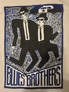 Blues Brothers Tank Top Tshirt Andrzej Krajewski Poster SZ L Belushi Aykroyd - Picture 1 of 15