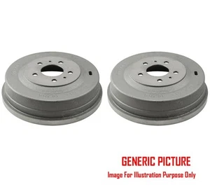 2 x NEW REAR AXLE BRAKE DRUM BRAKING DRUM PAIR OE QUALITY BOSCH 0986477205 - Picture 1 of 4