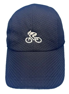 Gizmo Black Cycling Cap Hat Adjustable Mesh Baseball Style Embroidered Bike Ride - Picture 1 of 9