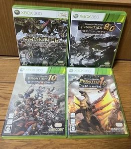 Xbox 360 Monster Hunter Frontier Online 4 Game Set Beginner's 9.0 10 Forward 1 - Picture 1 of 3