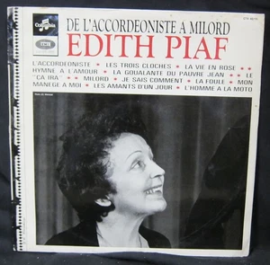 De L'Accordeoniste A Milord - Edith Piaf - Columbia 1965 - Imagen 1 de 3
