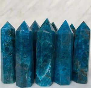 Apatite Crystal Point Tower - Stone of Manifestation, Psychic Abilities & Motiva - Picture 1 of 3