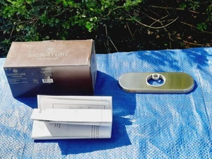 Placa de cubierta Lentz Signature Hardware SHLZ4DPBN - Níquel cepillado - Imagen 1 de 4