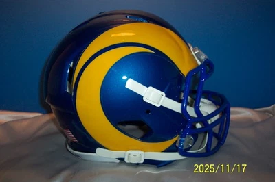 LOS ANGELES RAMS RIDDELL SPEED FULL SIZE FOOTBALL HELMET - Image 1 of 4