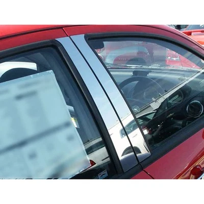 Borde de poste de pilar de acero inoxidable 4p para Chevy Aveo 2008-2011 de Luxury FX Foto 1 de 4