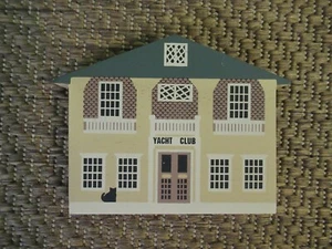 1987 Cats Meow Village Yacht Club Nautical Series Retired - Picture 1 of 2