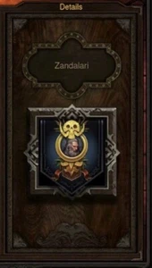 DIABLO 3 SWITCH/PS4/PS5/XBOX ZANDALARI AND WHIMSHYSHIRE PORTRAIT FRAMES !!! - Picture 1 of 5