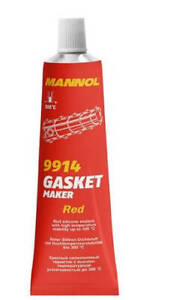 Mannol 9914 Rot Silikon Dichtstoff Dichtmasse Gasket Maker ROT 85g  300°C